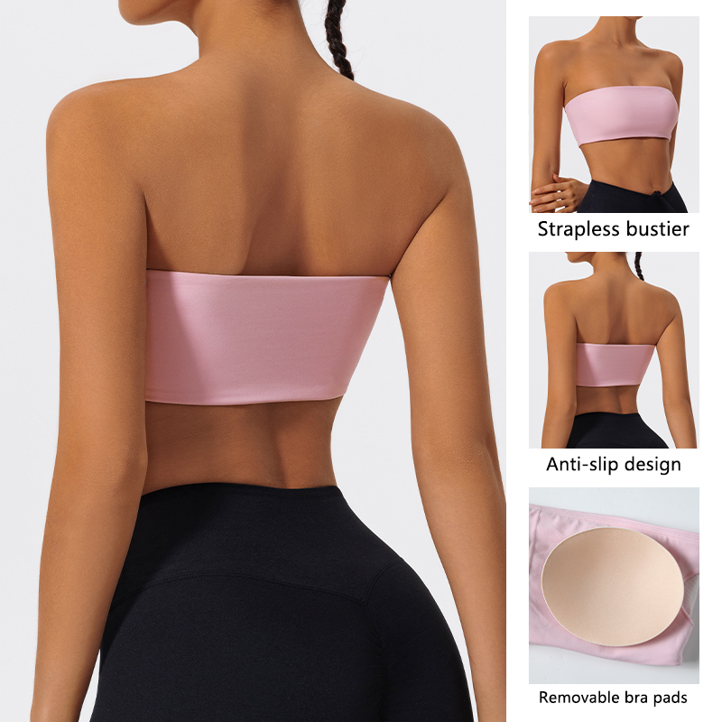 Strapless Sports Bra Gym Crop  – обзор и цена Sports Bra High Impact