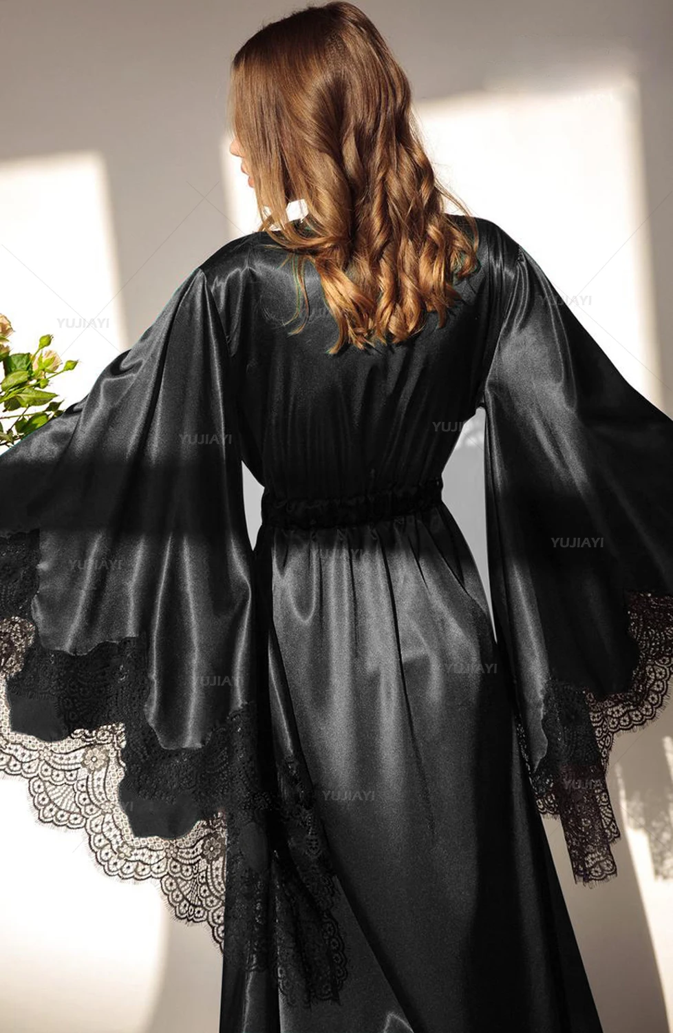Women Robes Sleepwear Kimono P – обзор и цена Robe Silk Women