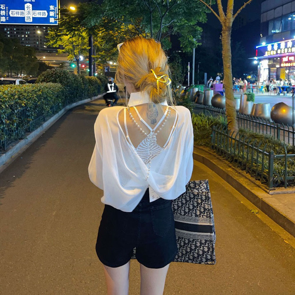 Fashion Chiffon Backless Sunsc – обзор и цена Cami Top Lace