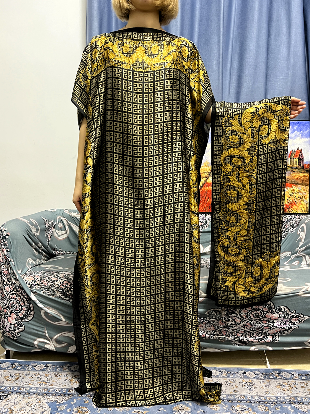 Abayas For Women Dubai Kaftan  – обзор и цена Robe Silk Women