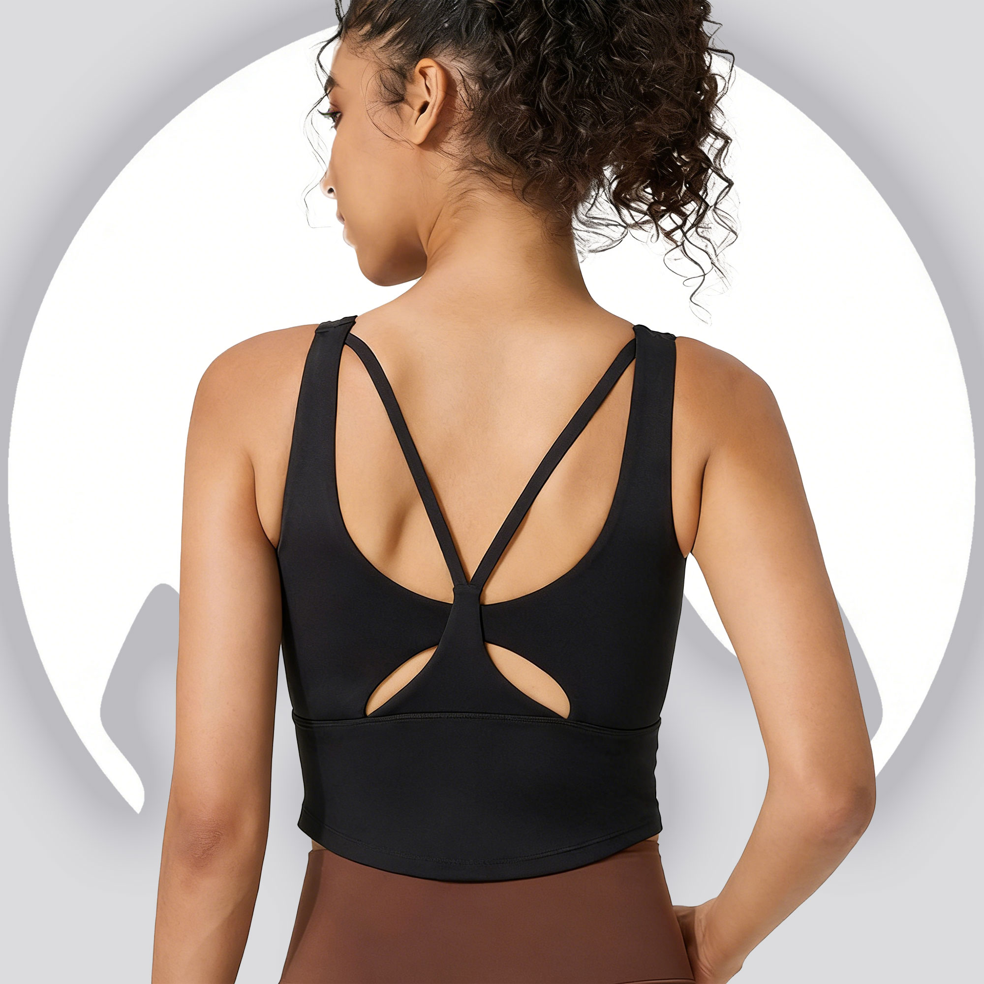 Women's Fixed Cup Yoga Sports  – обзор и цена Sports Bra High Impact