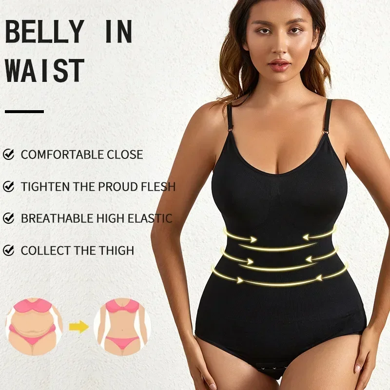 1 Piece Solid Seamless Brief S – обзор и цена Shapewear Bodysuit Firm