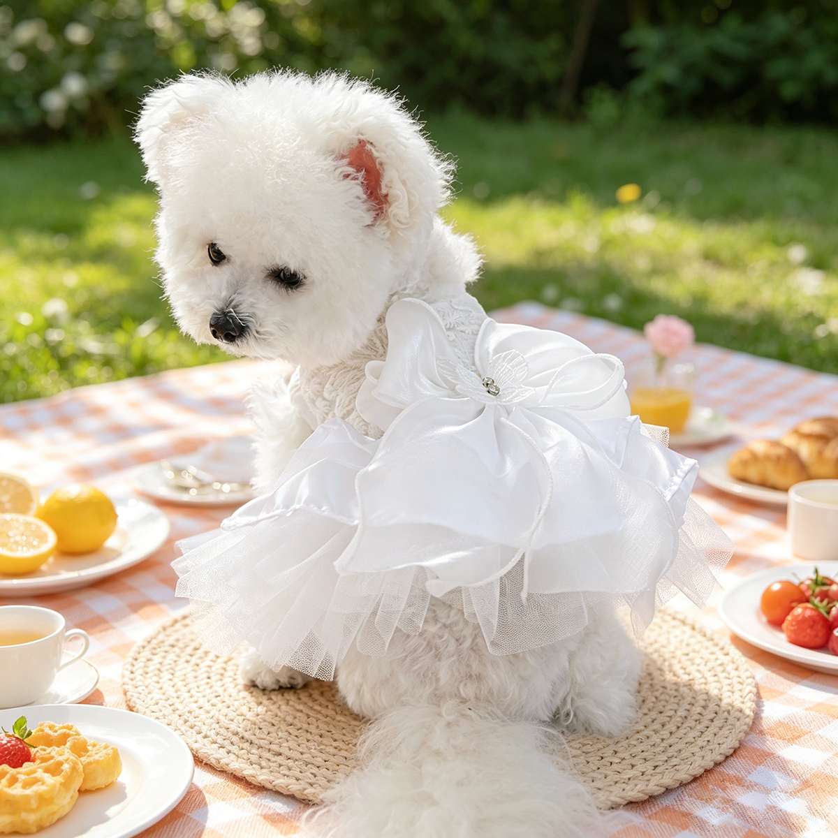 Elegant Lace Bow Pet Dress, Go – обзор и цена Lace Teddy Lingerie