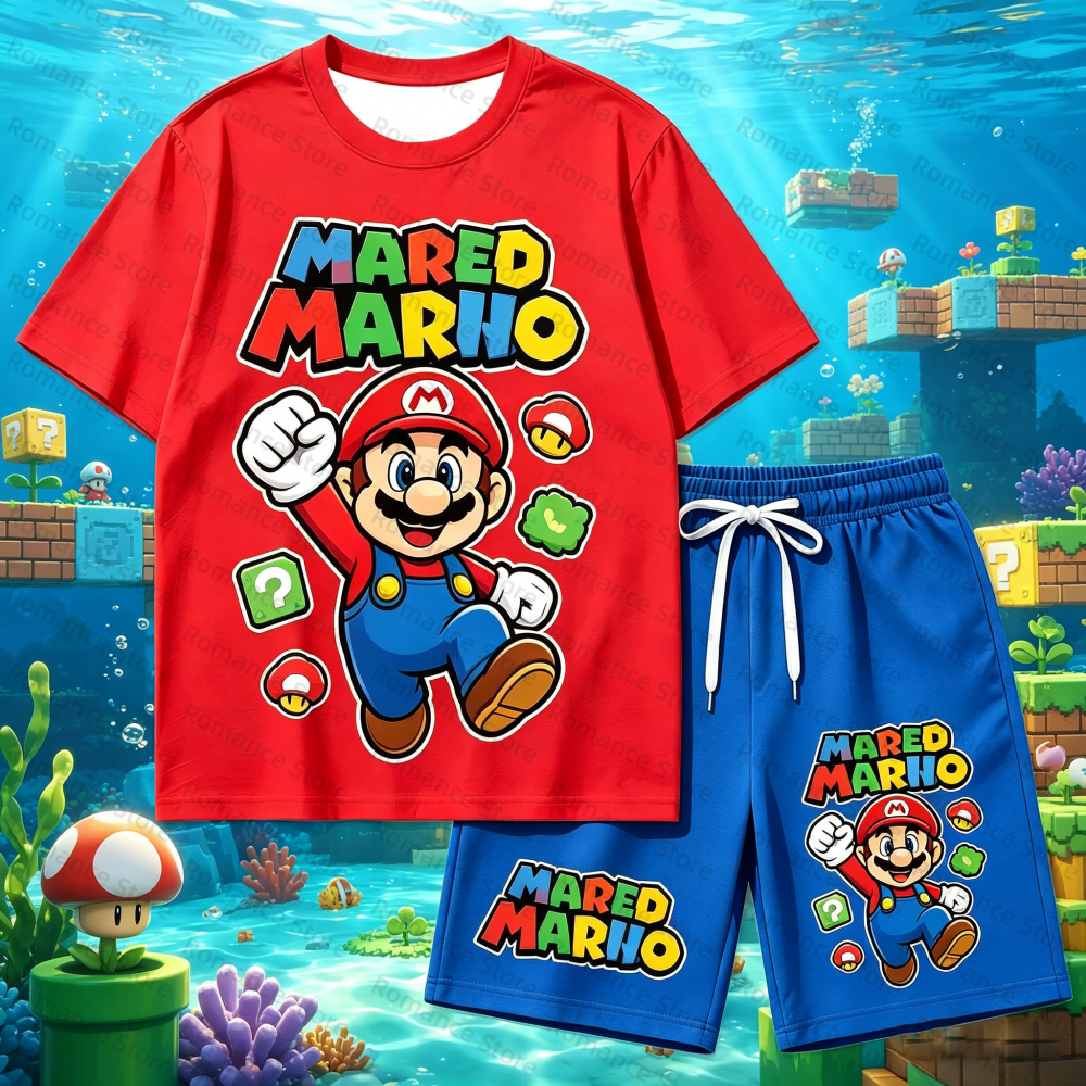 Kids Cartoon T-Shirt And Short – обзор и цена Boyshort Underwear