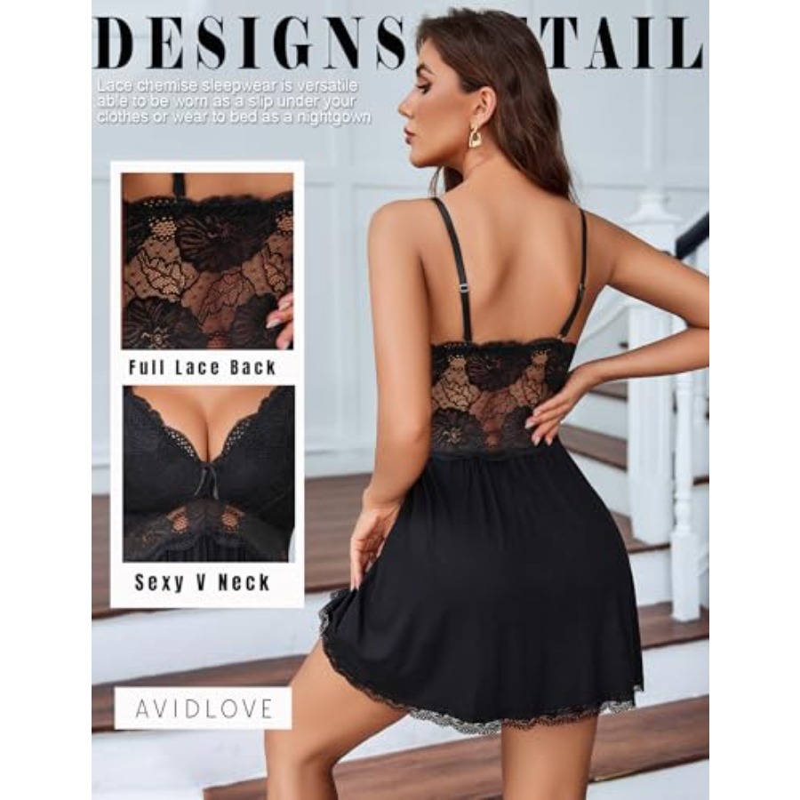 Avidlove Women Chemise Night G – обзор и цена Babydoll Chemise Night