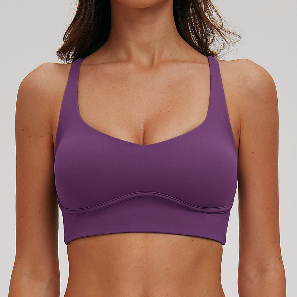 Sexy V-neck Sports Bra Yoga Un – обзор и цена Sports Bra High Impact