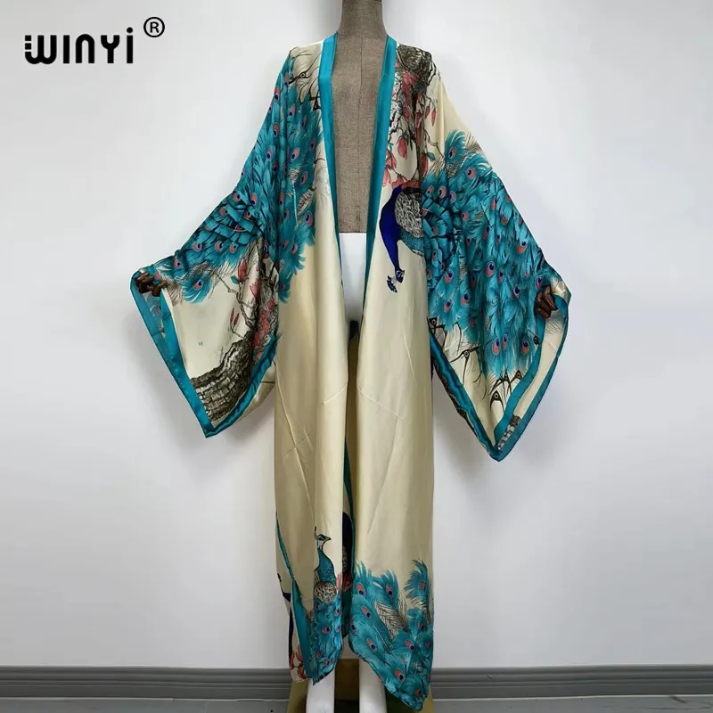 WINYI 2022 Summer Women Cardig – обзор и цена Robe Silk Women