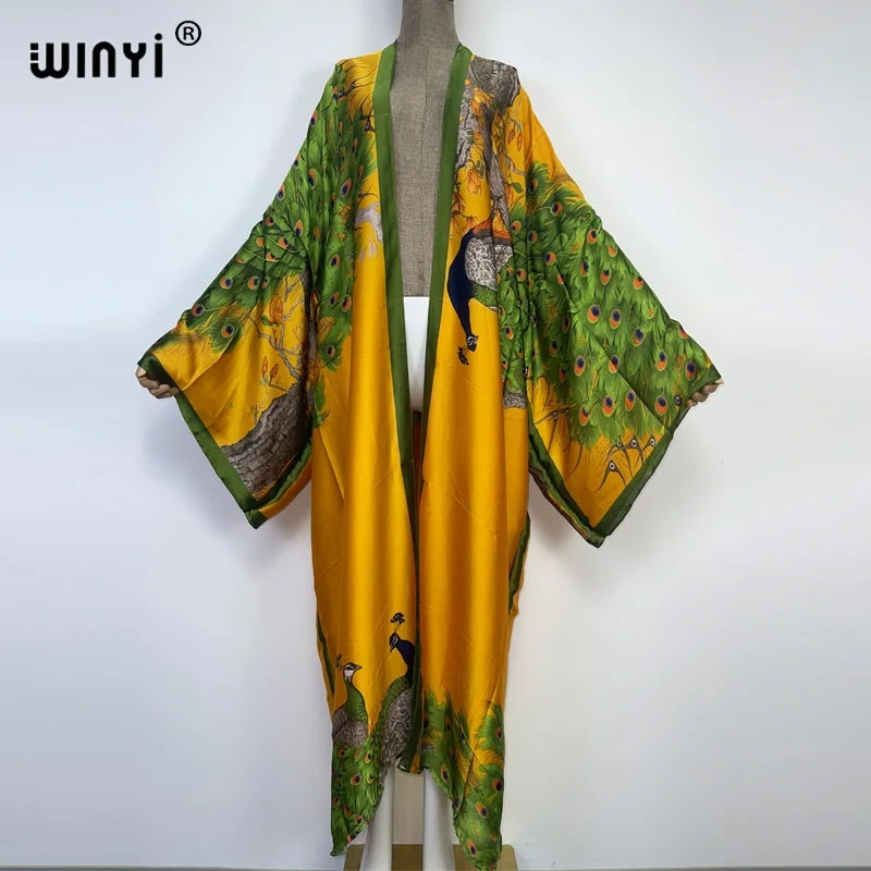 WINYI 2022 Summer Women Cardig – обзор и цена Robe Silk Women