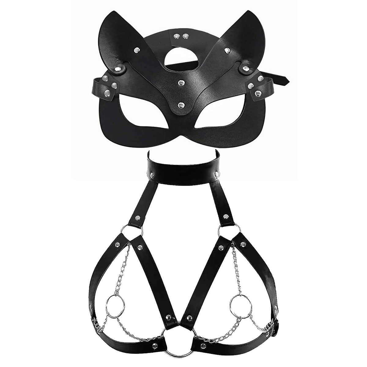 Women Sexy Mask Blindfold Cosp – обзор и цена Garter Belt Set