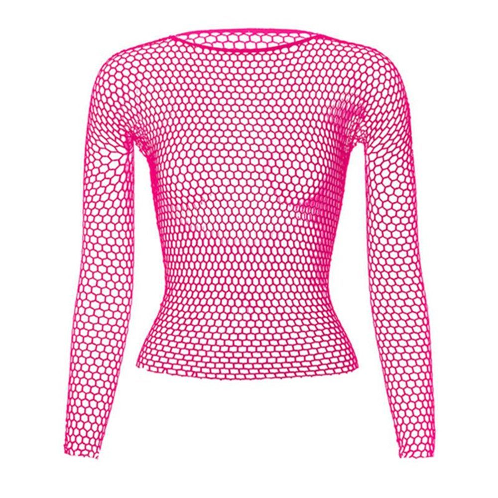 Women Long Sleeve Tops Mesh Ni – обзор и цена Bodystocking Fishnet