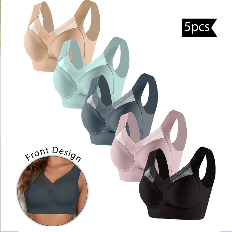 5PCS Women Sports Bras Full Cu – обзор и цена Bralette Wireless Soft