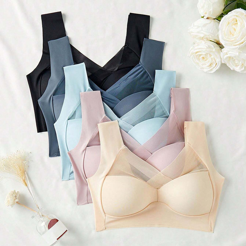 5PCS Women Sports Bras Full Cu – обзор и цена Bralette Wireless Soft