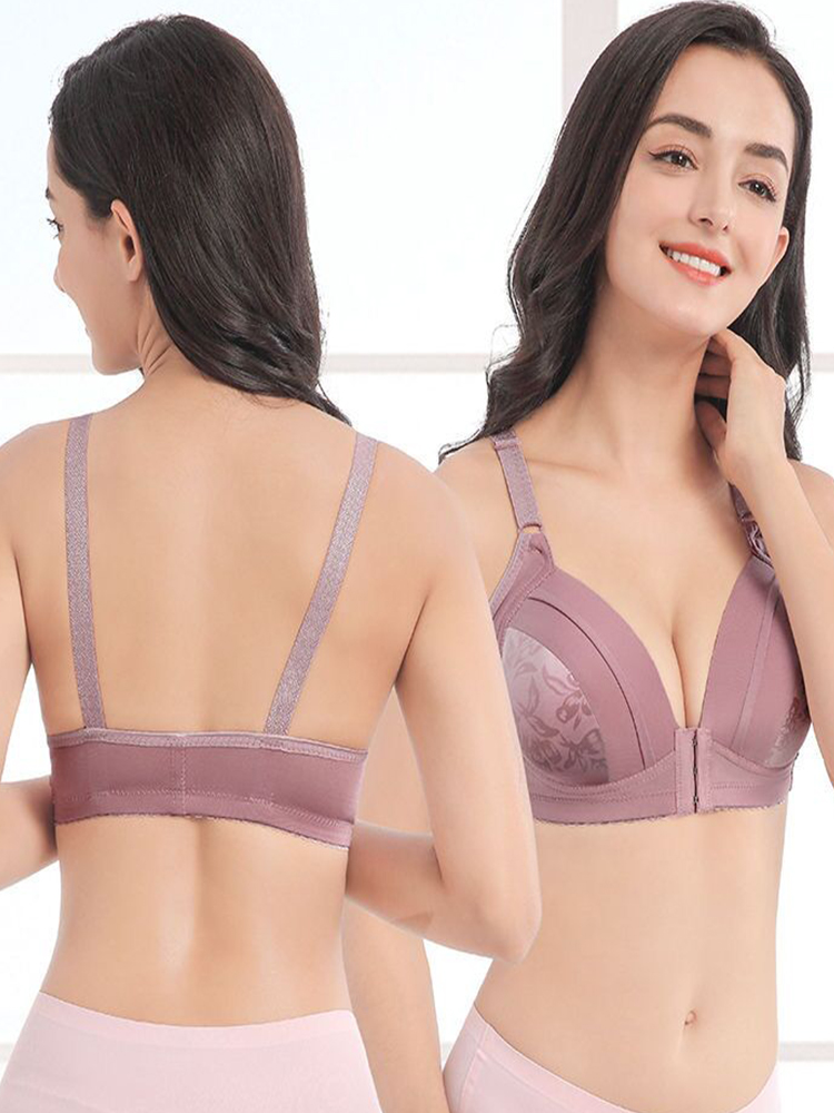 Push Up Bra Front Closure Wome – обзор и цена Bralette Wireless Soft