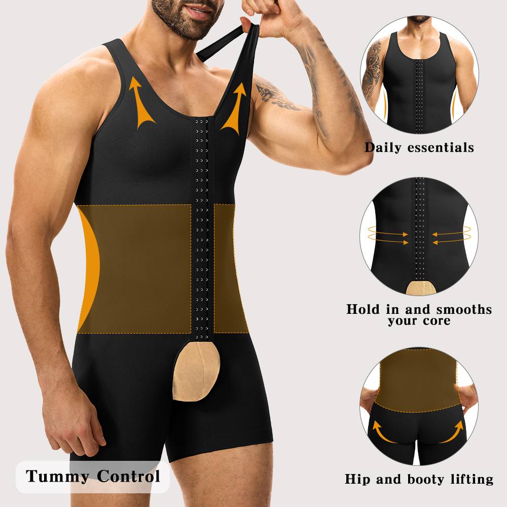 Men's Compression Shapewear  T – обзор и цена Shapewear Bodysuit Firm