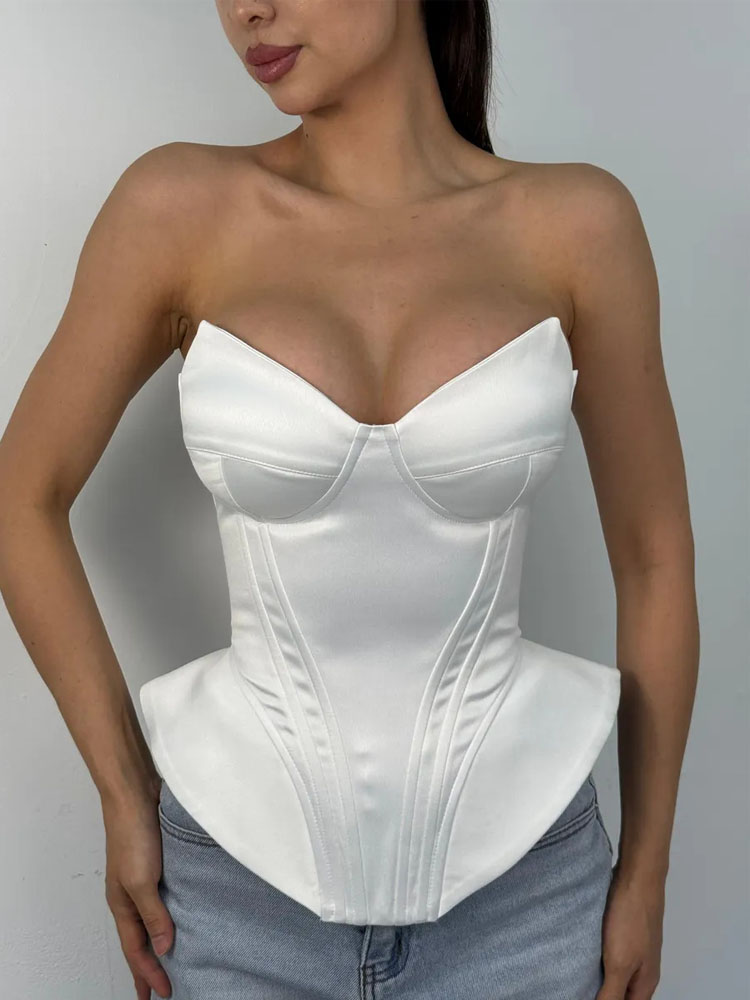 BKQU Sexy Fishbone Strapless C – обзор и цена Corset Waist Cinch