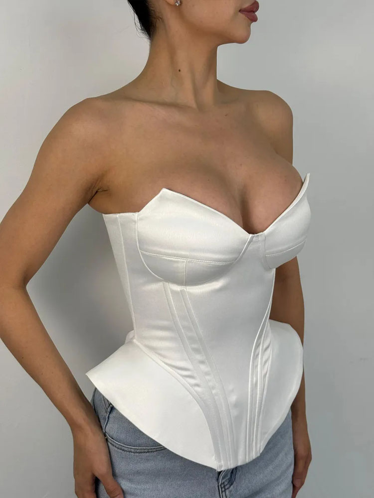 BKQU Sexy Fishbone Strapless C – обзор и цена Corset Waist Cinch