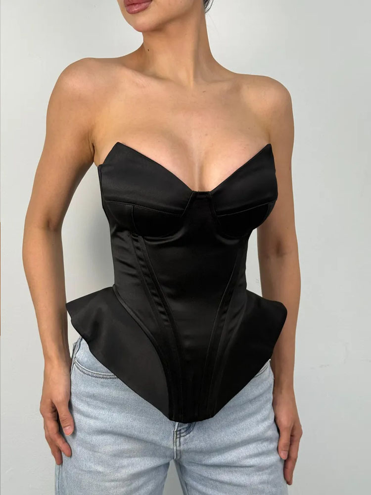 BKQU Sexy Fishbone Strapless C – обзор и цена Corset Waist Cinch