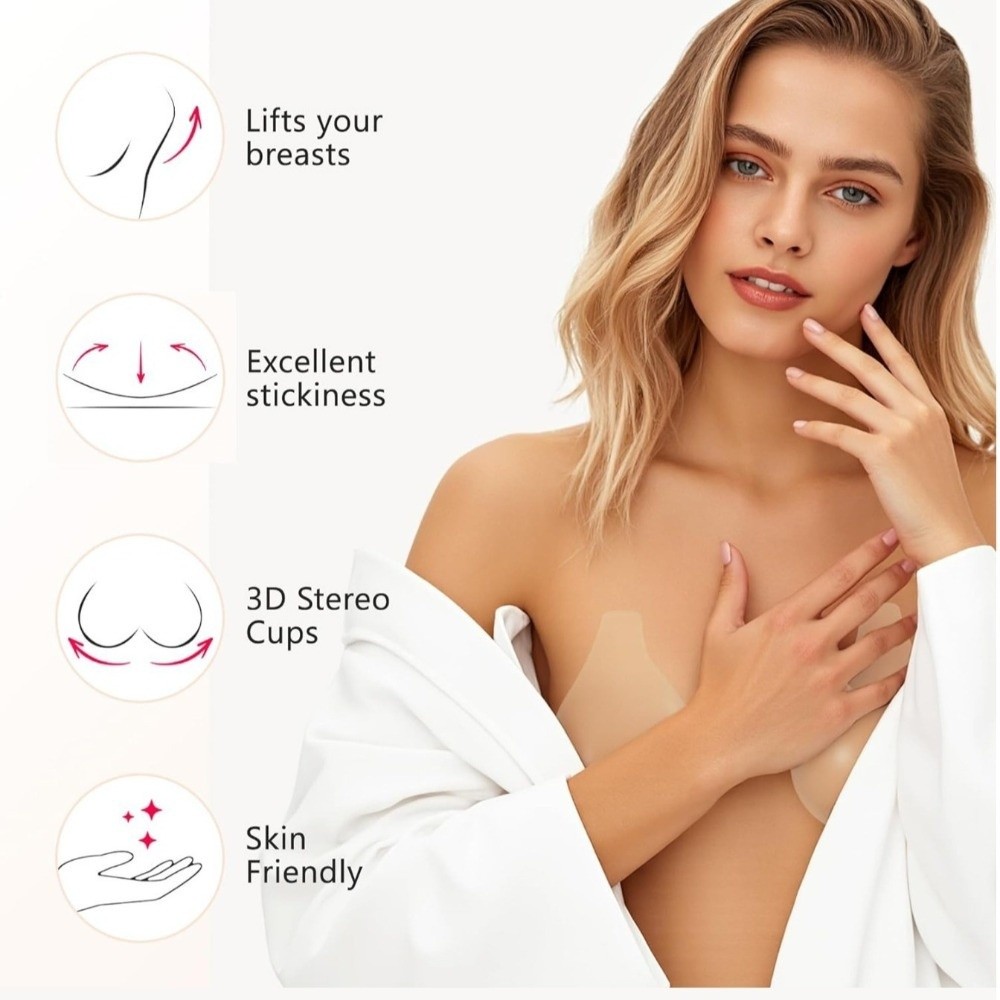 Seamless Silicone Nipple Cover – обзор и цена Silicone Bra Adhesive