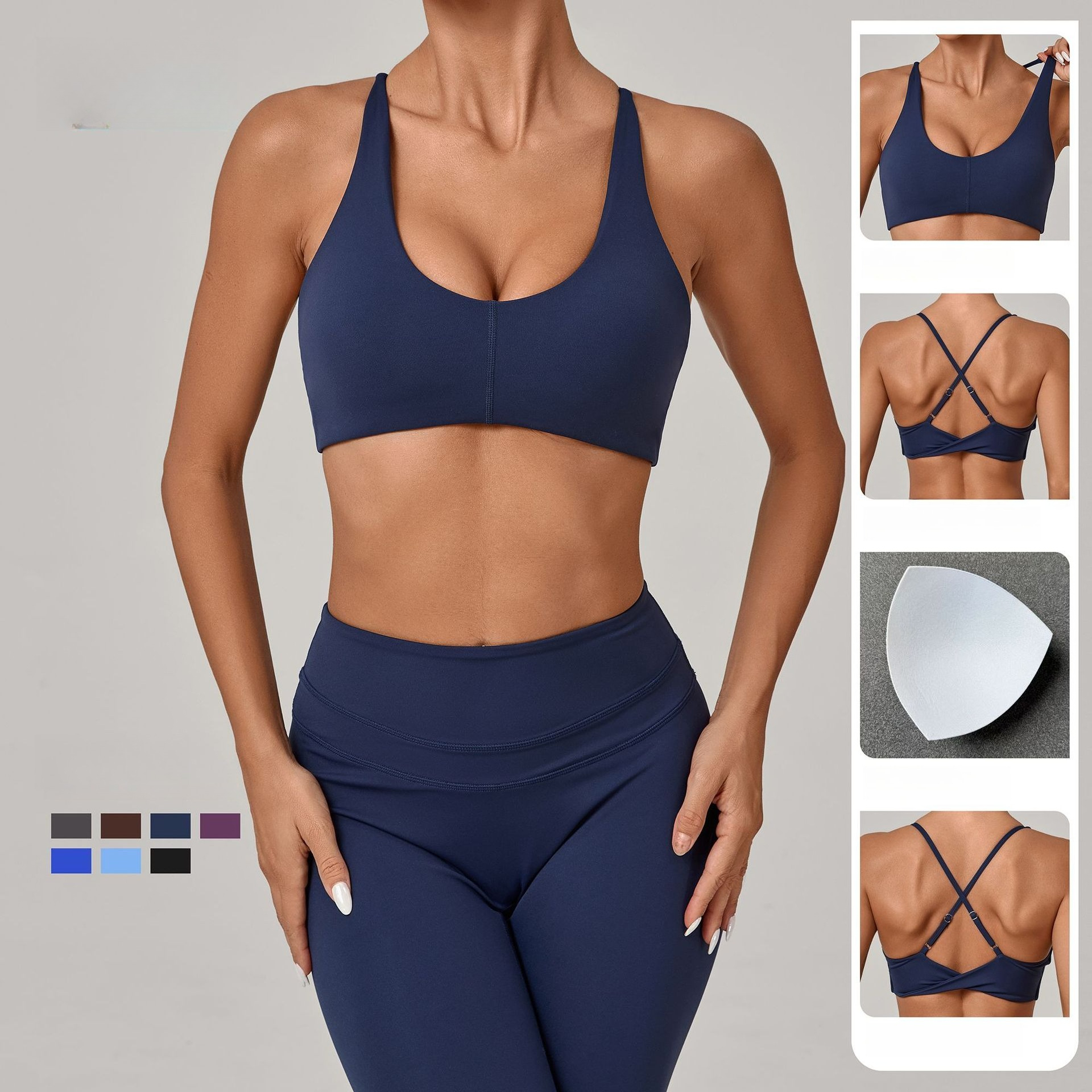 Sports Bra Women Fitness Bra H – обзор и цена Push Up Bra Padded
