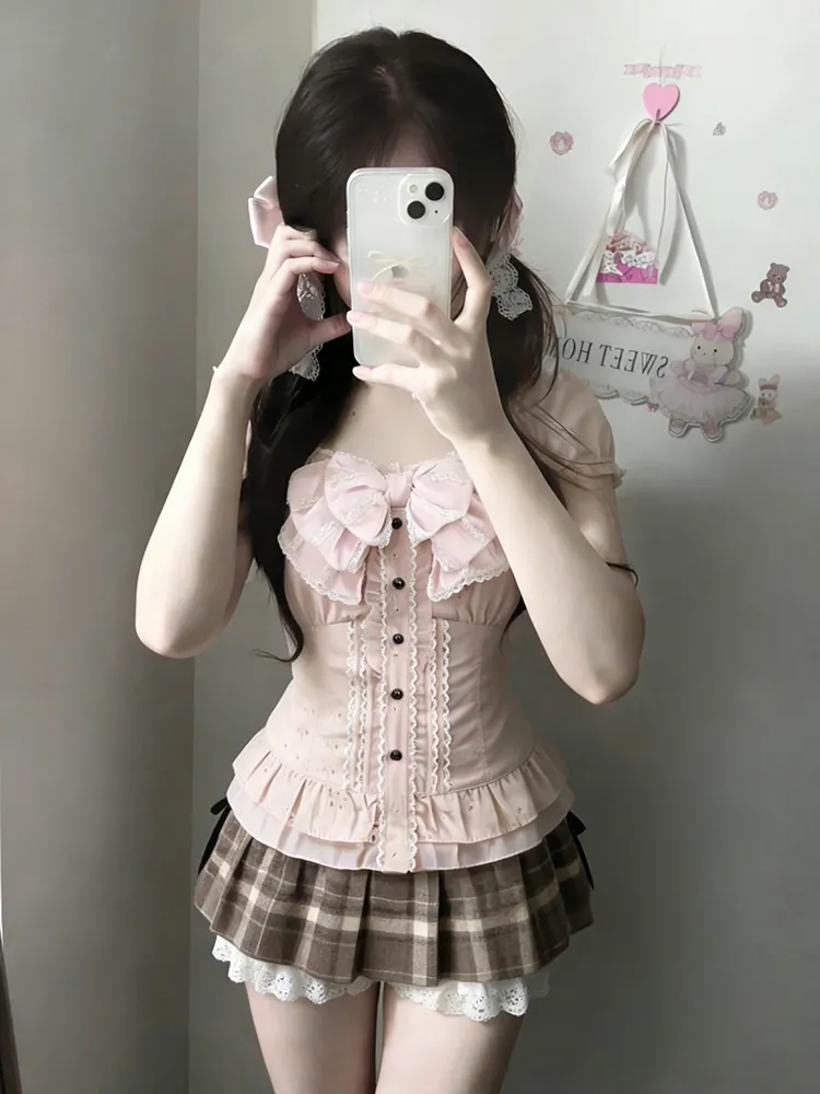 Japanese Sweet Three Piece Set – обзор и цена Cami Top Lace