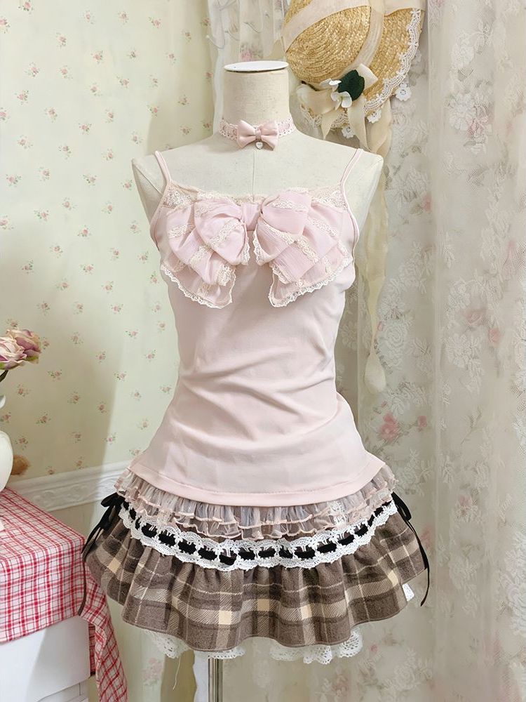 Japanese Sweet Three Piece Set – обзор и цена Cami Top Lace