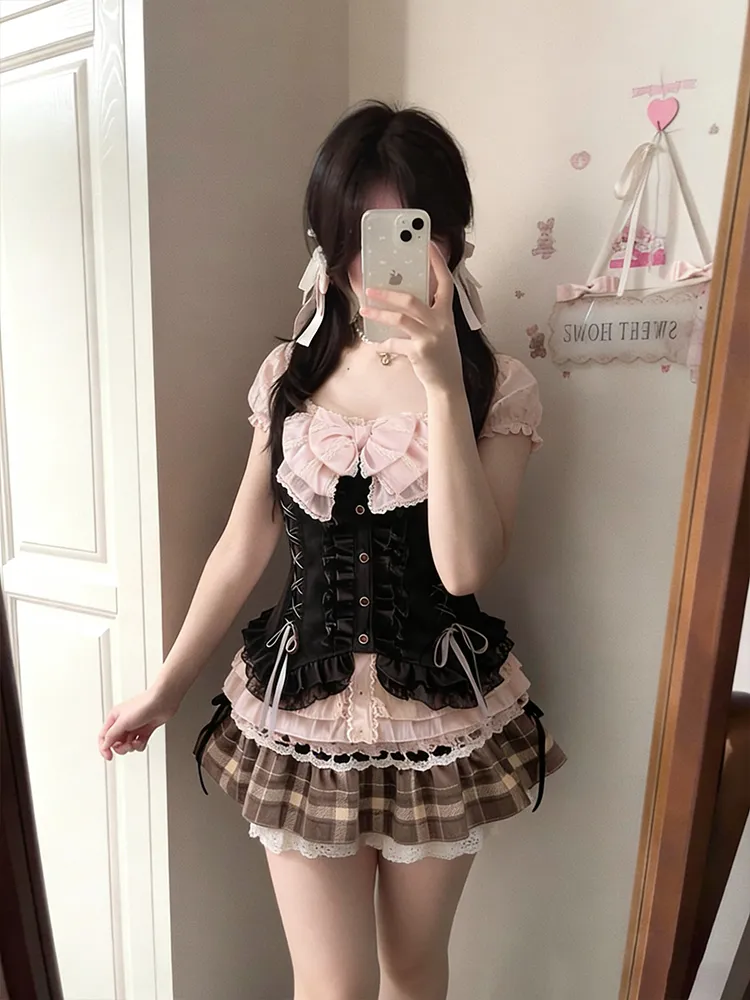 Japanese Sweet Three Piece Set – обзор и цена Cami Top Lace