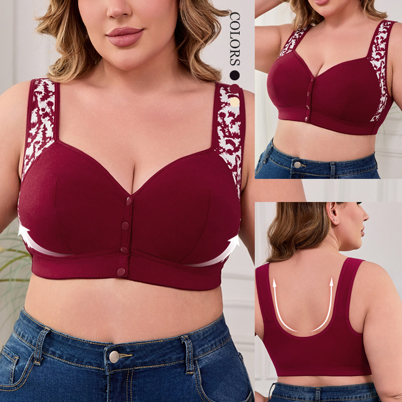 XL-7XL Plus Size Front Buckle  – обзор и цена Seamless Underwear Women