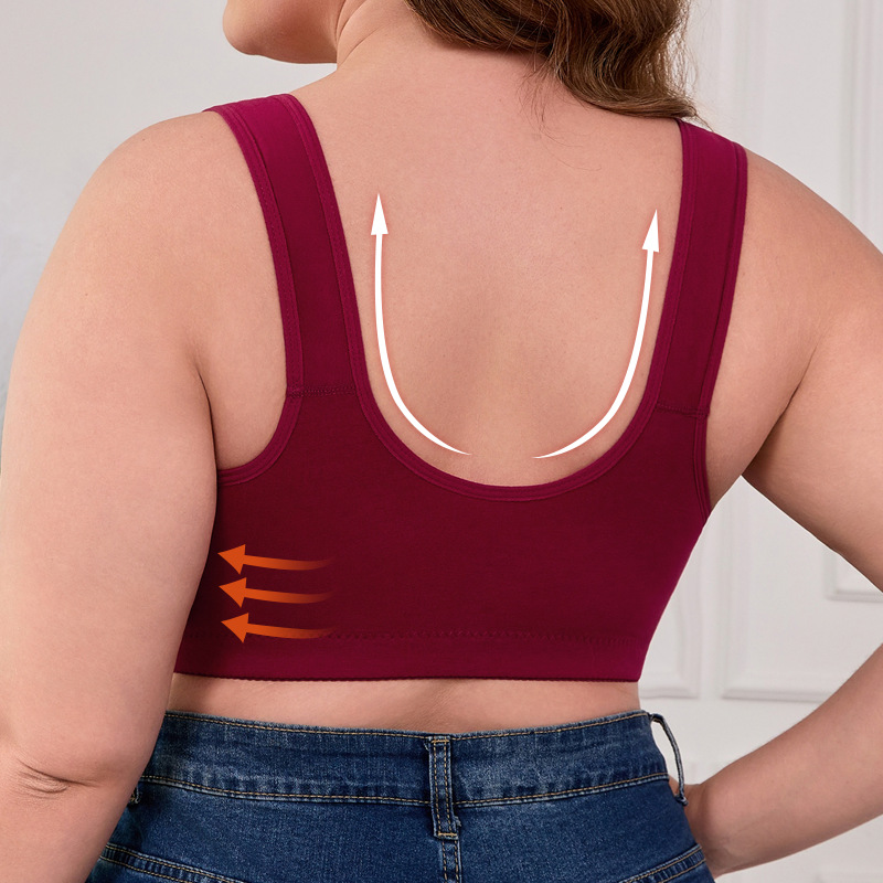 XL-7XL Plus Size Front Buckle  – обзор и цена Seamless Underwear Women