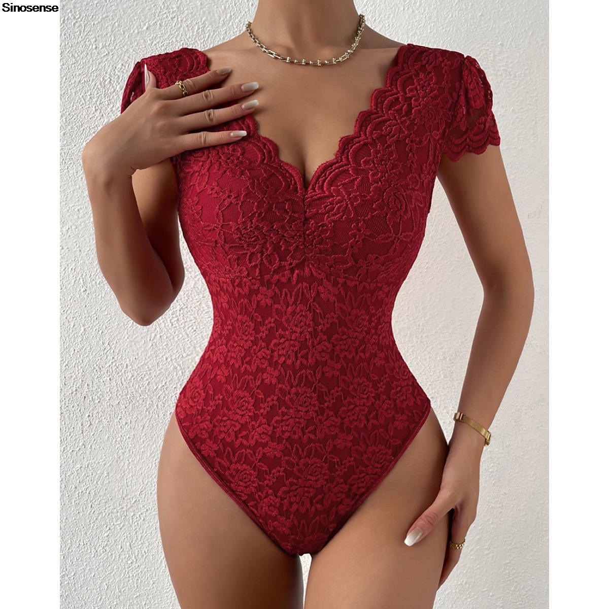 Womens Embroidery Floral Contr – обзор и цена Lace Teddy Lingerie